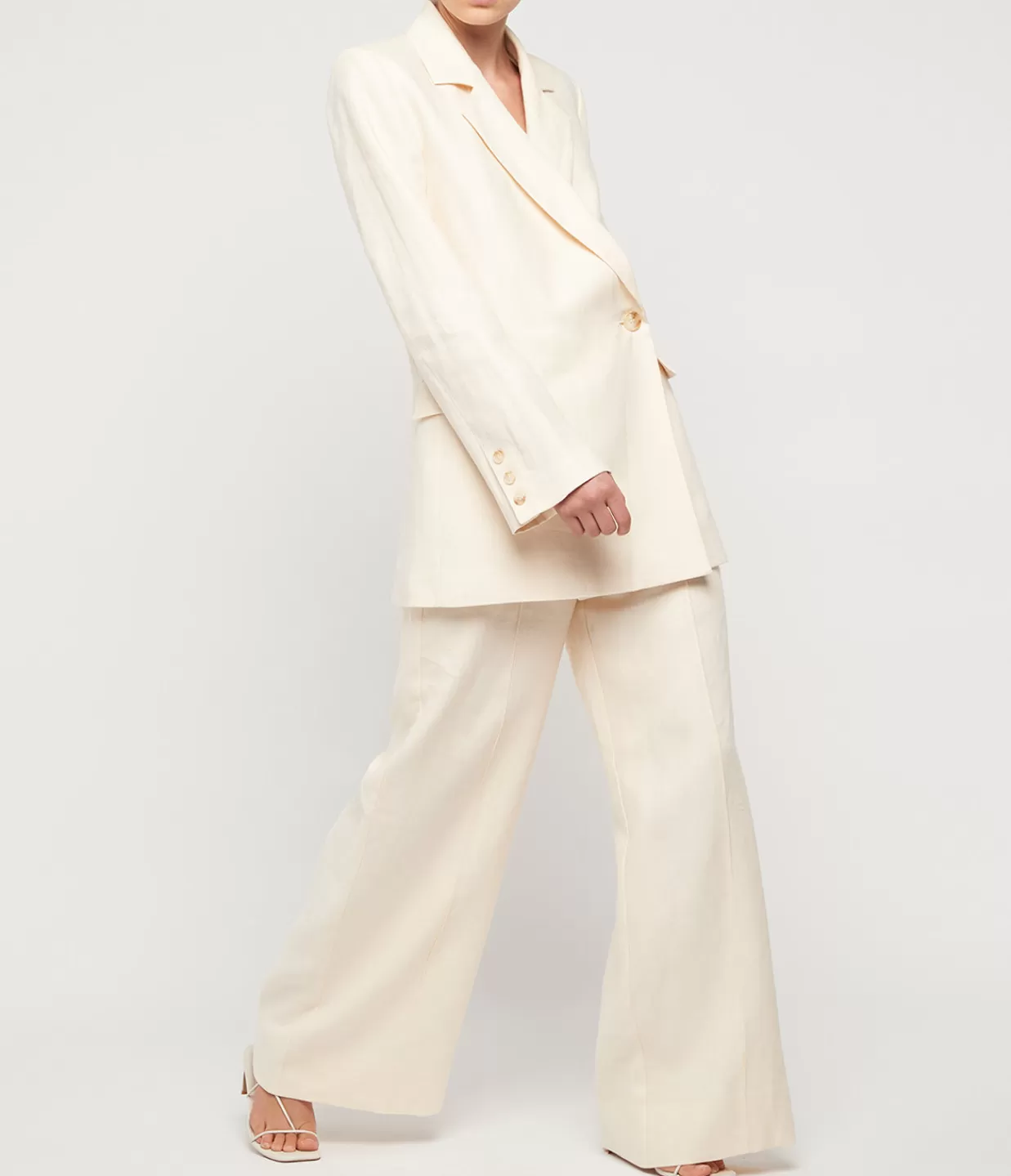 Discount Odette Blazer In Ivory Jackets & Outerwear