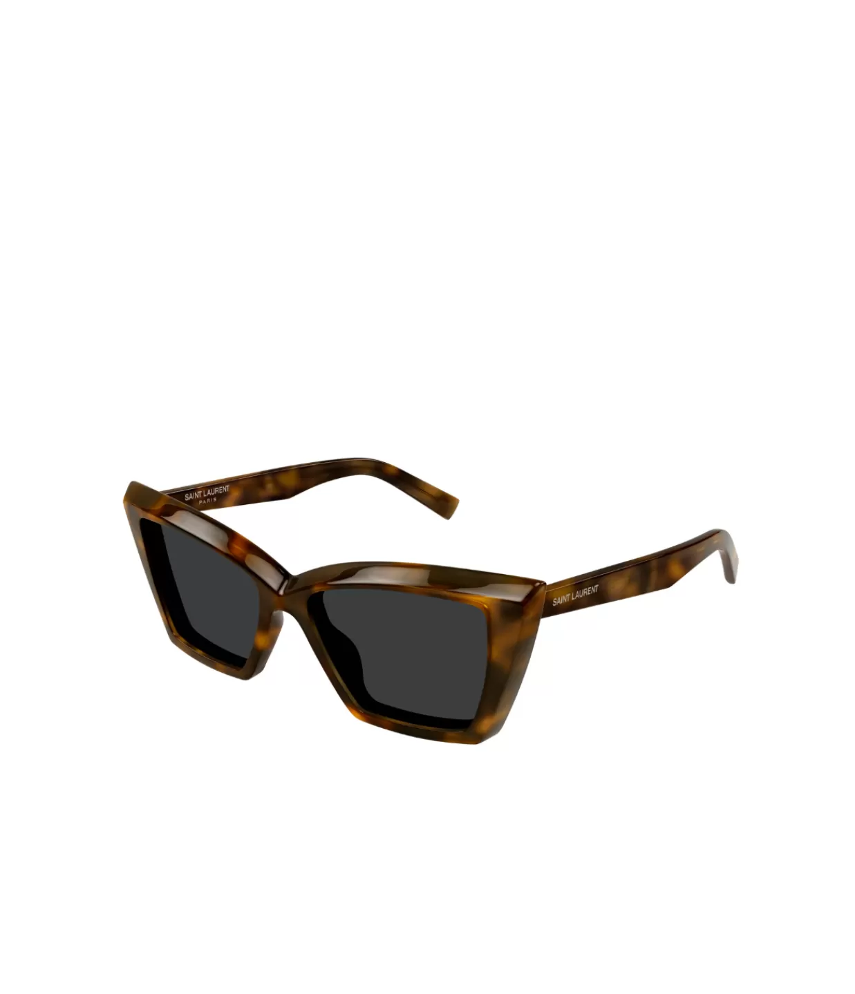 Cheap Oversized Sharp Cat-eye Shaped Sunglasses In Havana Sunglasses