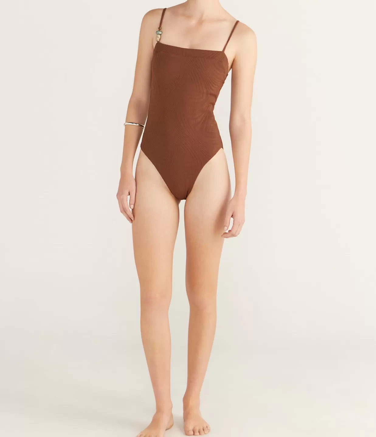 Discount Phillip One Piece Bikini In Cocoa Swim & Resortwear