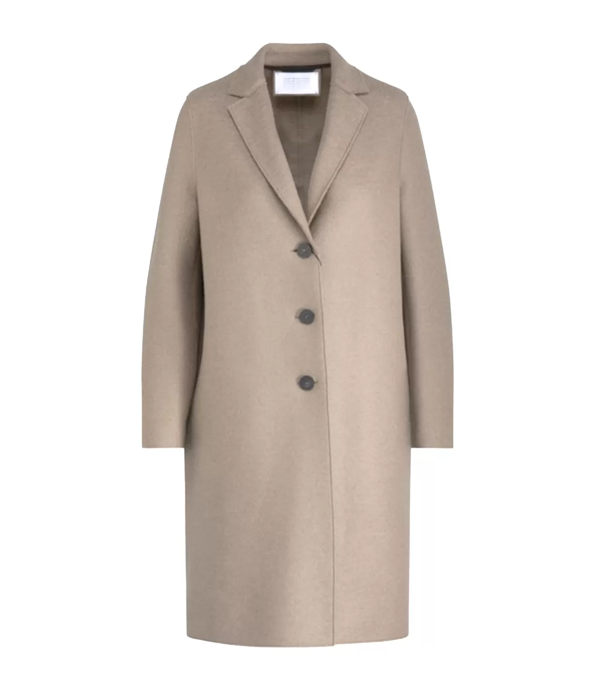 Online Pressed Wool Overcoat In Almond Jackets & Outerwear