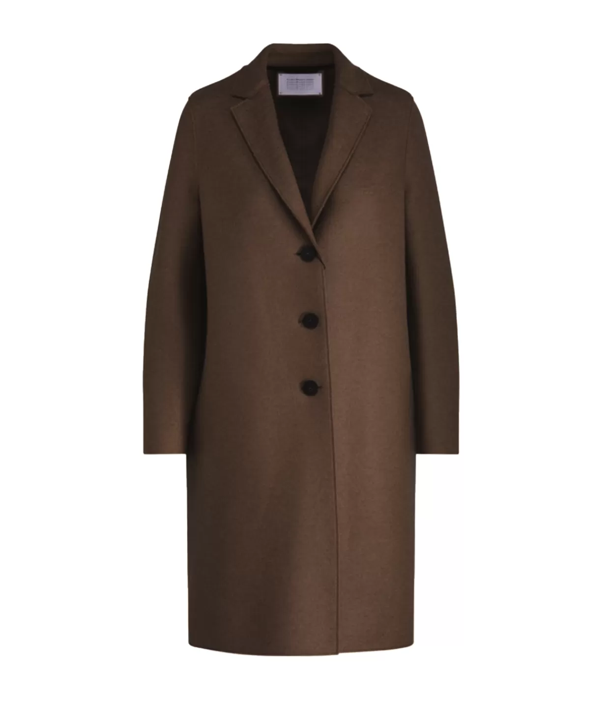 Cheap Pressed Wool Overcoat In Teddy Brown Jackets & Outerwear