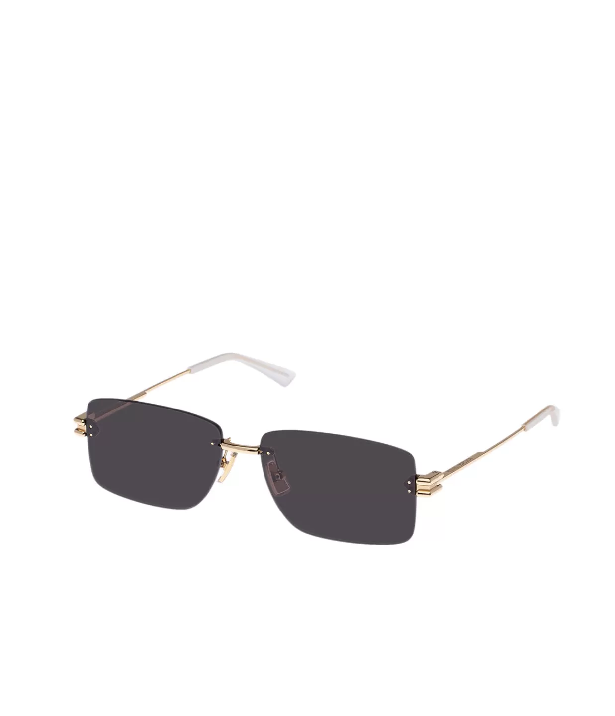 Flash Sale Rectangular Metal Frame Sunglasses In Gold Sunglasses