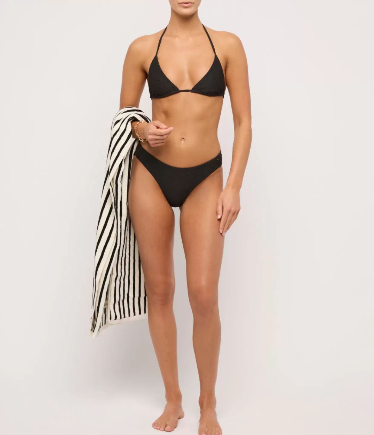 Fashion Riza Bikini Bottom In Black Swim & Resortwear