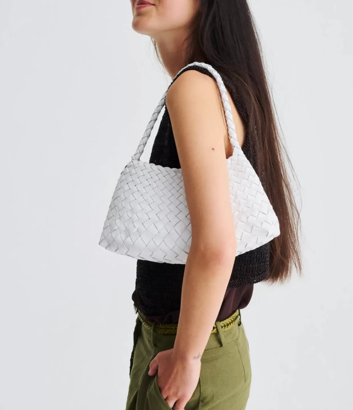 Cheap Rosanna Shoulder Bag In White Bags