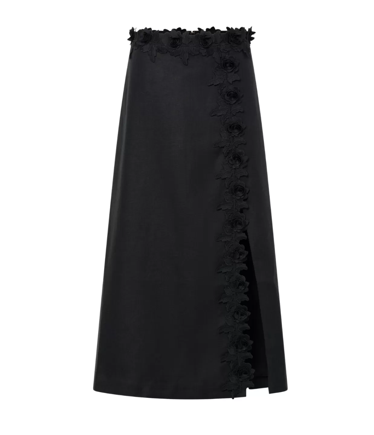 Best Sale Rosebud Lace Skirt In Black Skirts