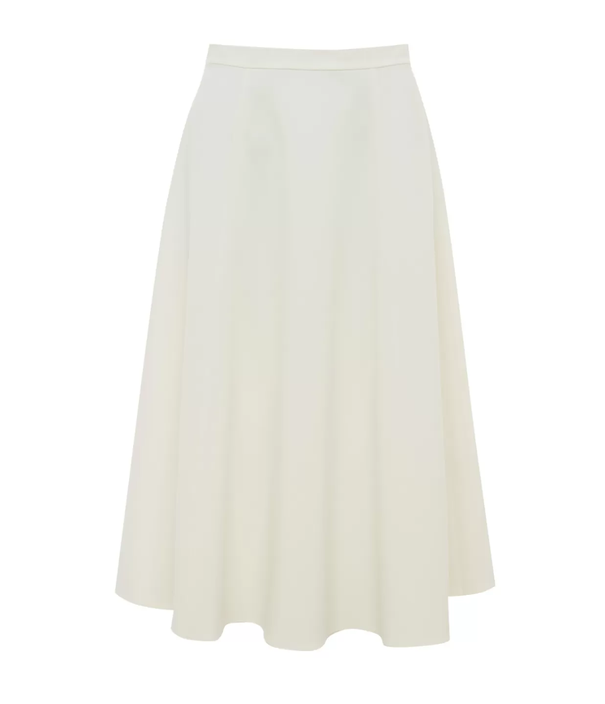 Cheap Round Tailored Skirt In Ivory Skirts