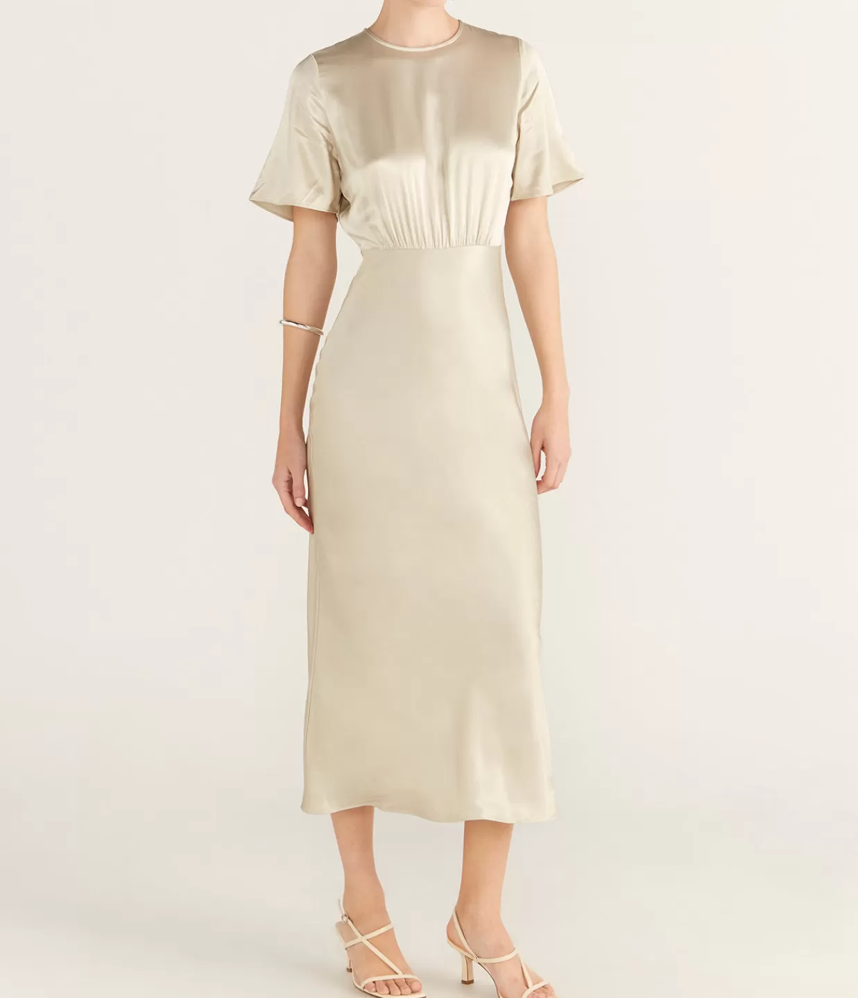 Clearance Salucinda Short Sleeve Dress In Abbey Stone Dresses