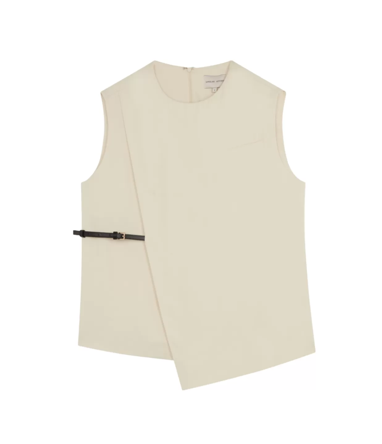 Store Sambac Sleeveless Top In Ivory Tops