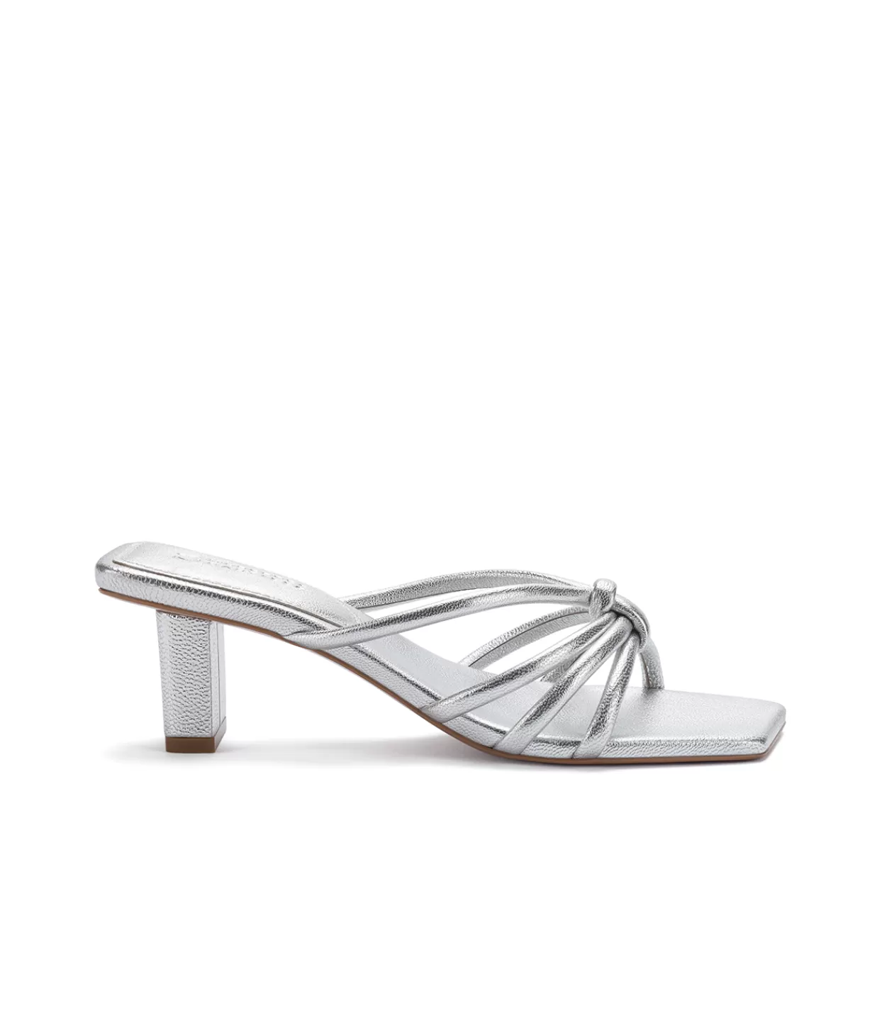 Best Sale Savanna Mid Mule In Silver Heels & Pumps