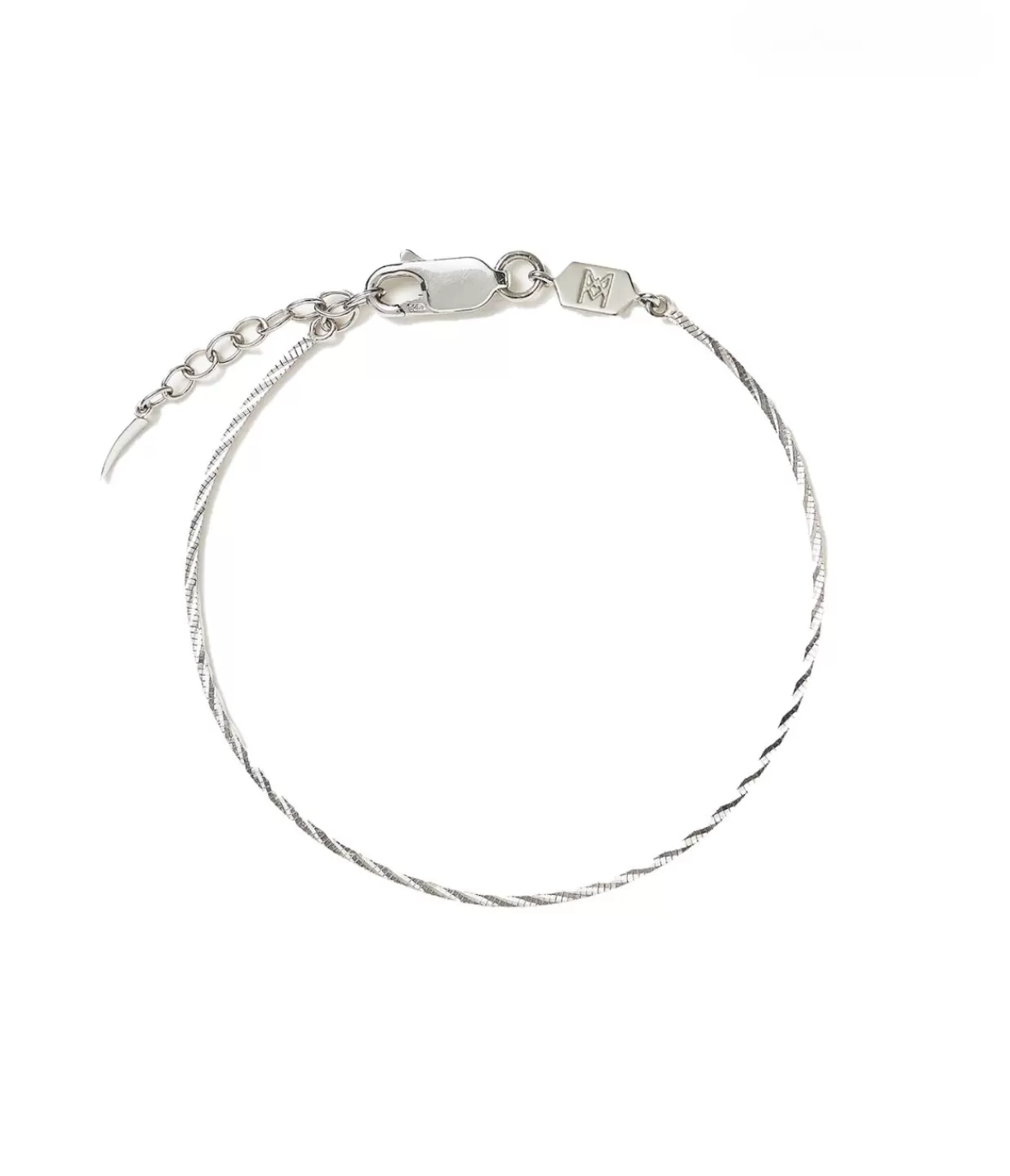 Fashion Savi Asymmetric Square Chain Bracelet In Silver Jewellery | Bracelets