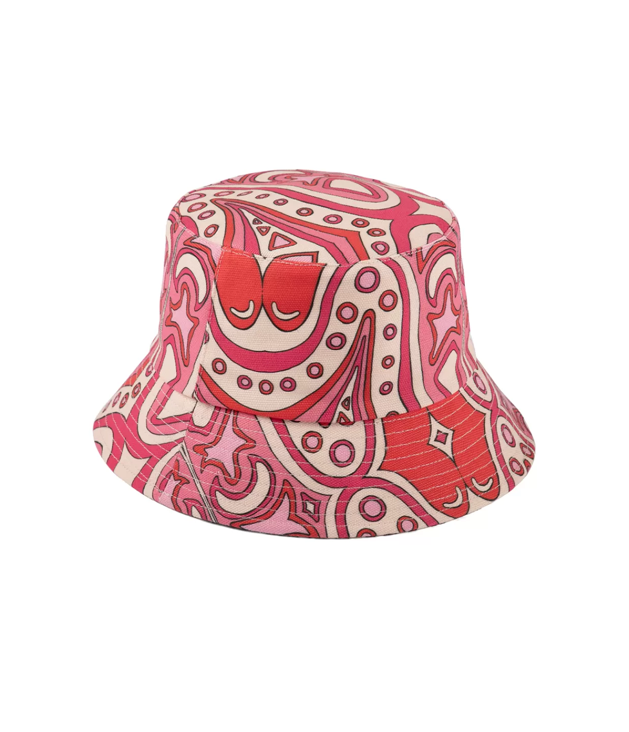 Store Shore Bucket Hat In Retro Pink Hats