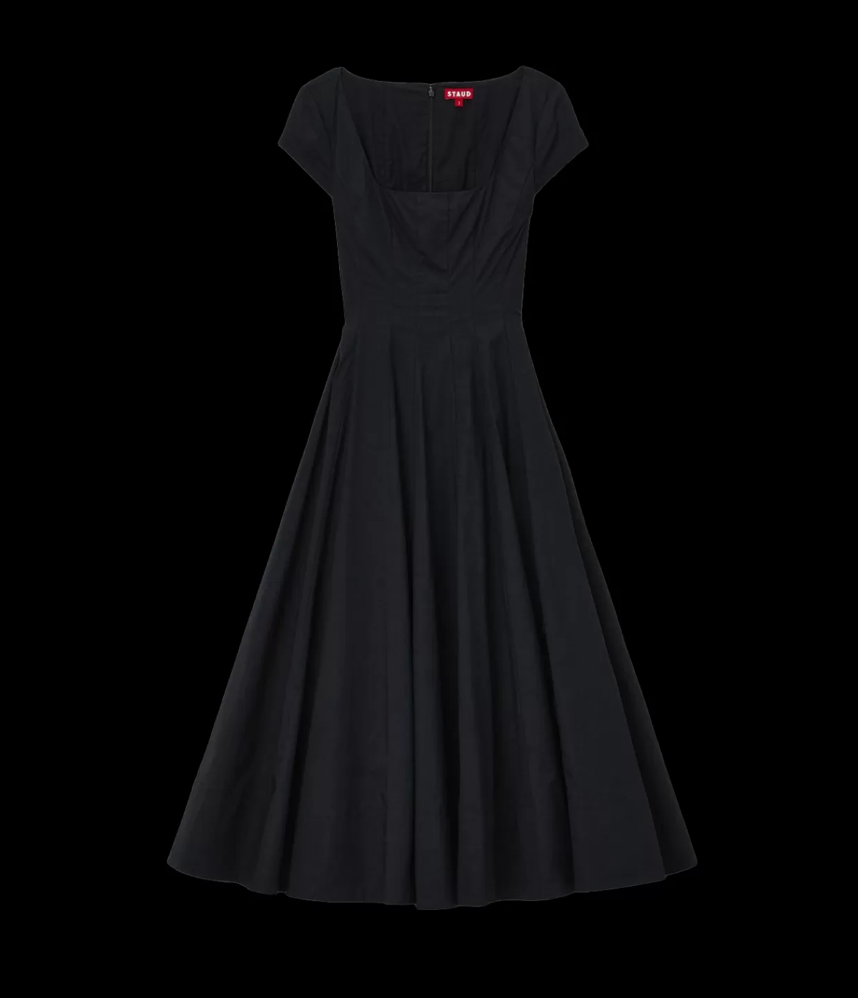 New Short Sleeve Wells Dress In Black Dresses