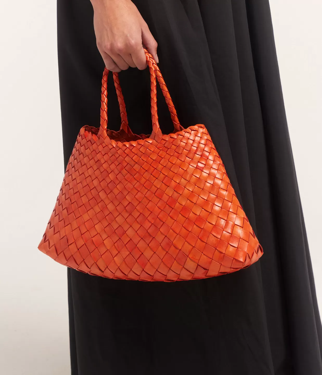 Online Small Santa Croce Leather Bag In Orange Bags