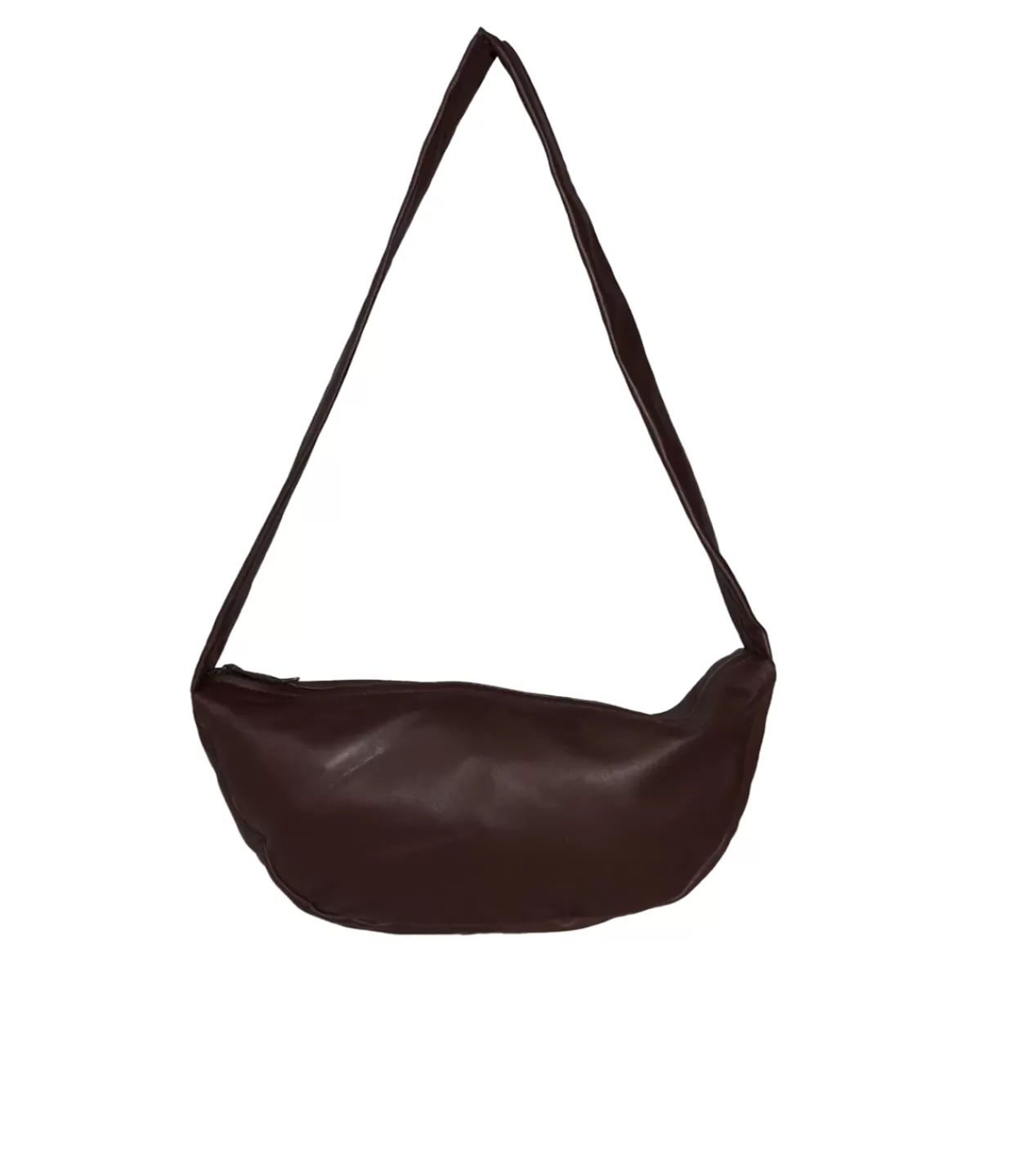 Online Soft Crescent Bag In Chocolate Bags