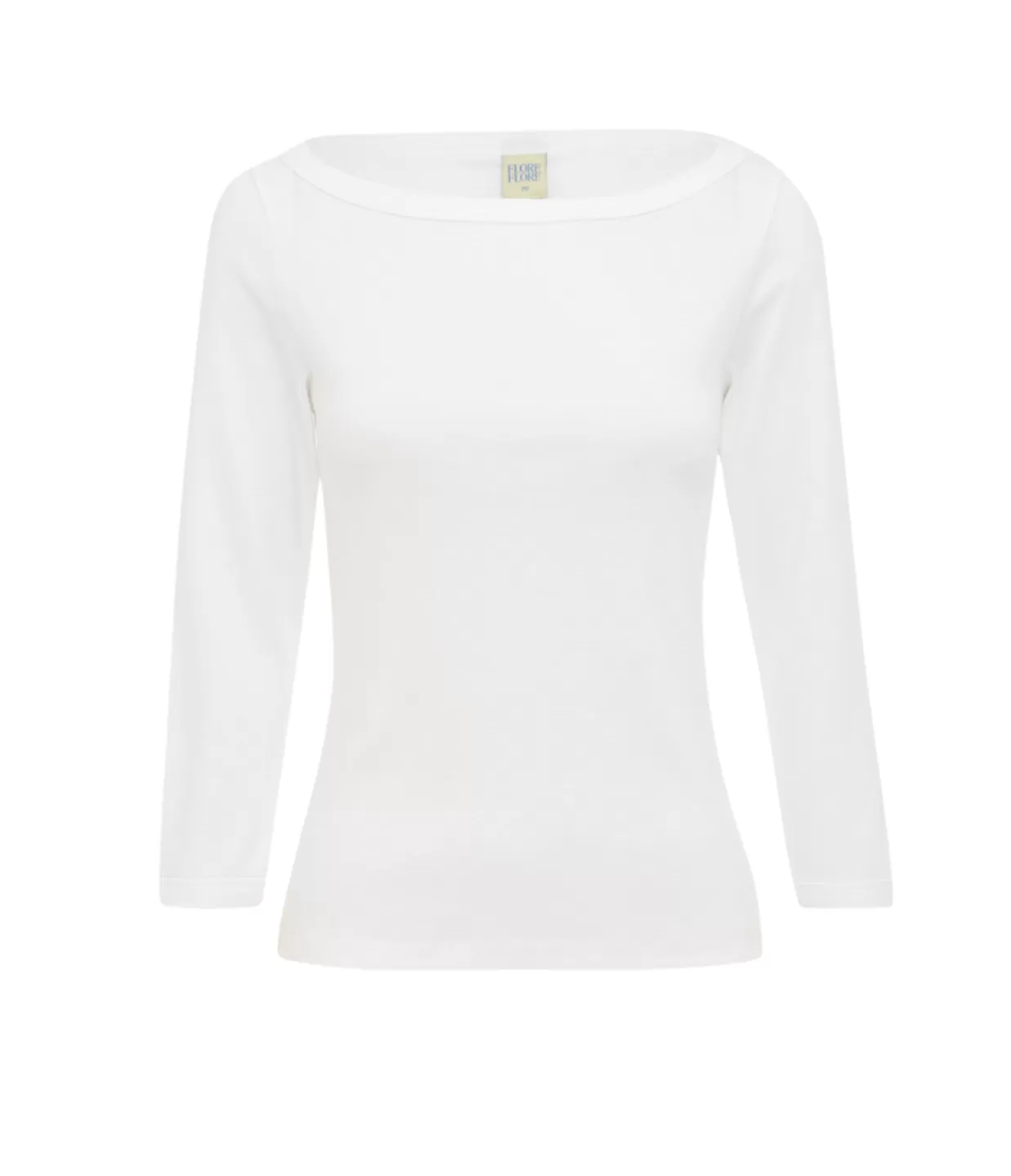 Clearance Steffie Boatneck Tee In White T-Shirts & Tanks