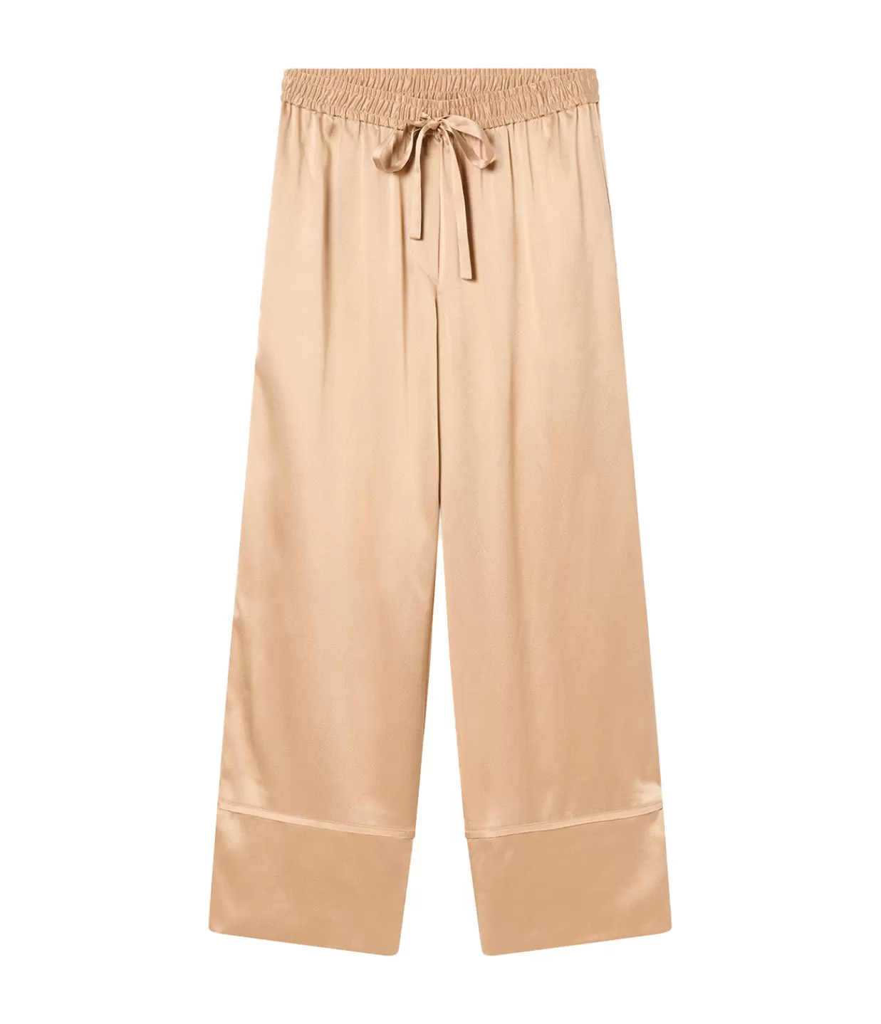 Cheap Stella Silk Satin PJ Pant In Honey Pants