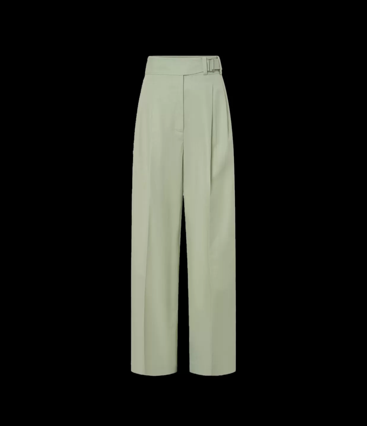 Online Tab Detail Pant In Eau De Nil Pants