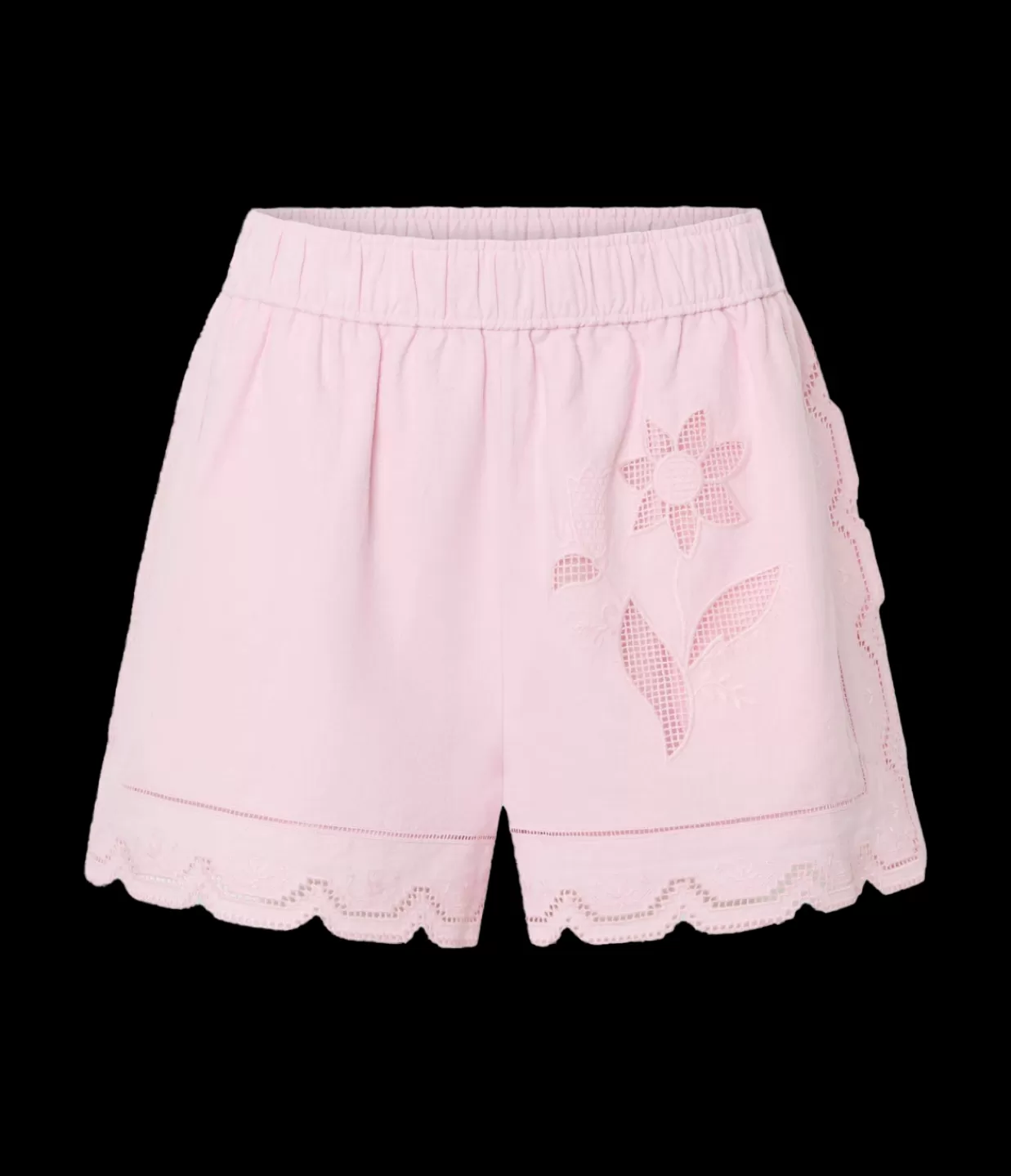 Cheap Table Cloth Lace Short In Ballet Pink Shorts