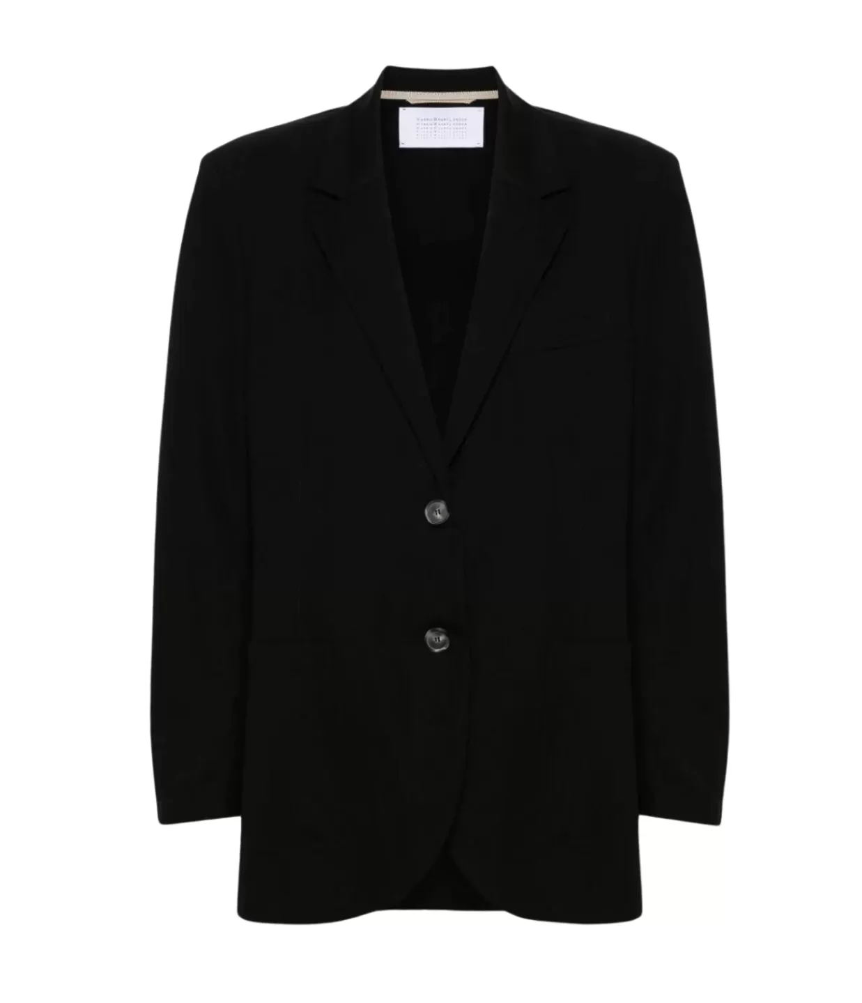 Cheap Tailored Techno Viscose Blazer In Black Jackets & Outerwear