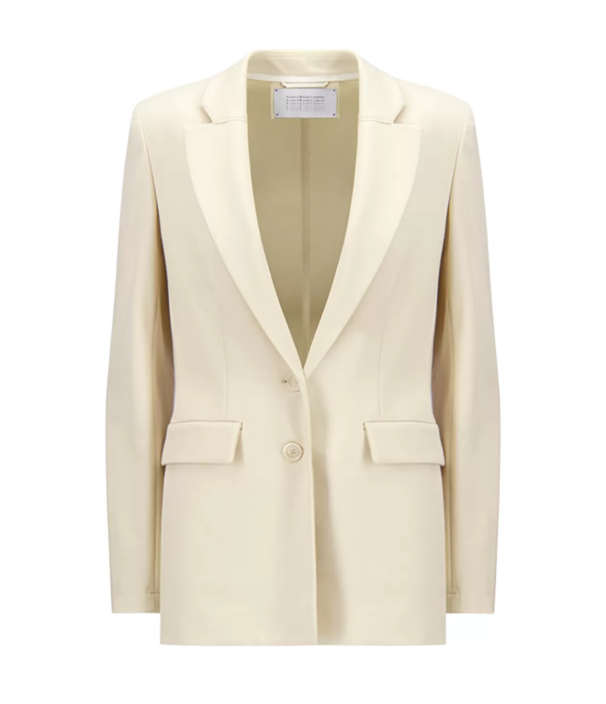 Best Tailored Techno Viscose Blazer In Ivory Jackets & Outerwear