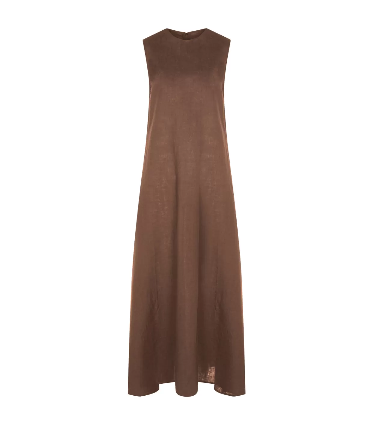 Clearance Talin Linen Dress In Sepia Dresses