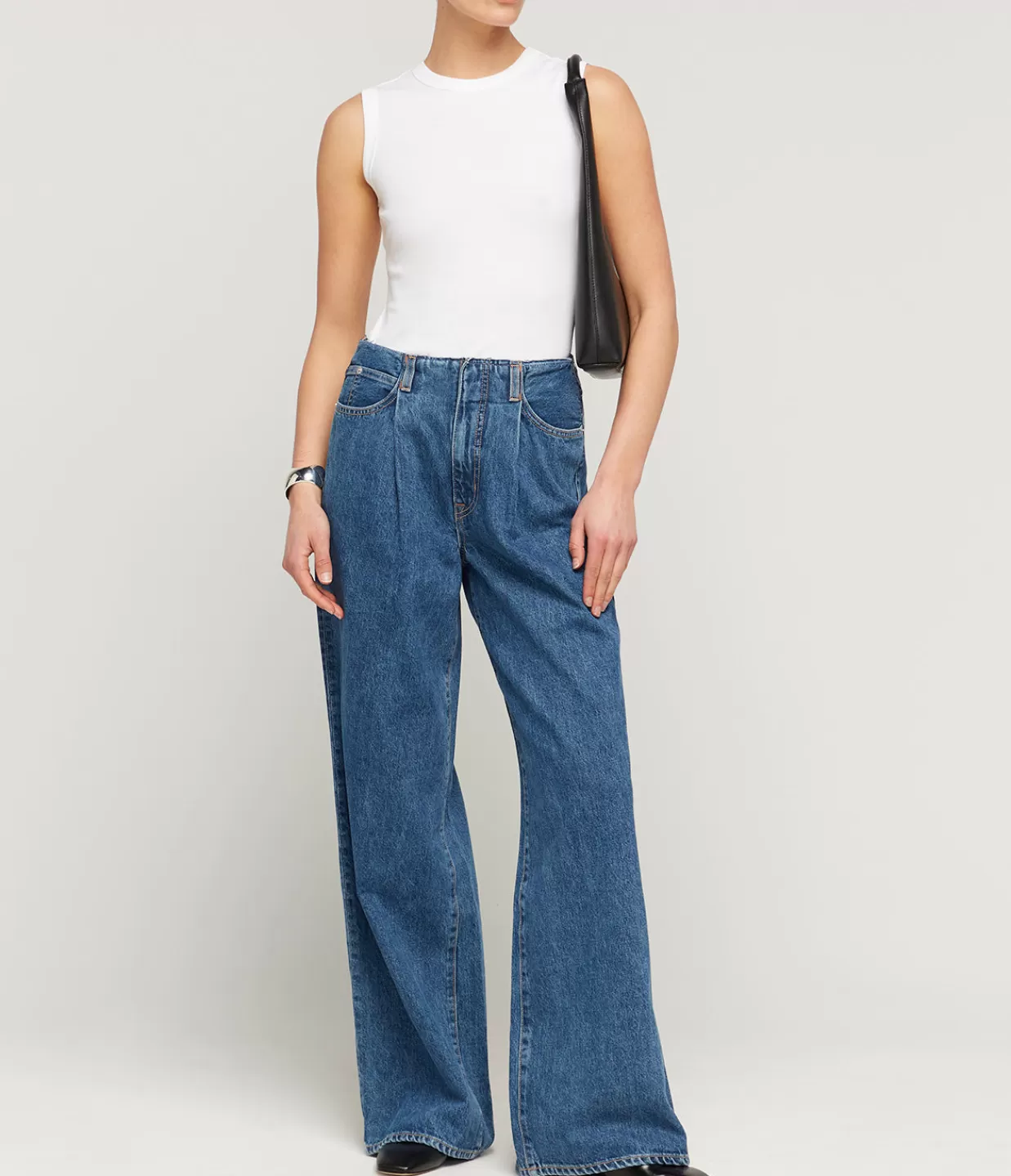 Store Taylor Low Rise Wide Leg In Sweet Memory Denim
