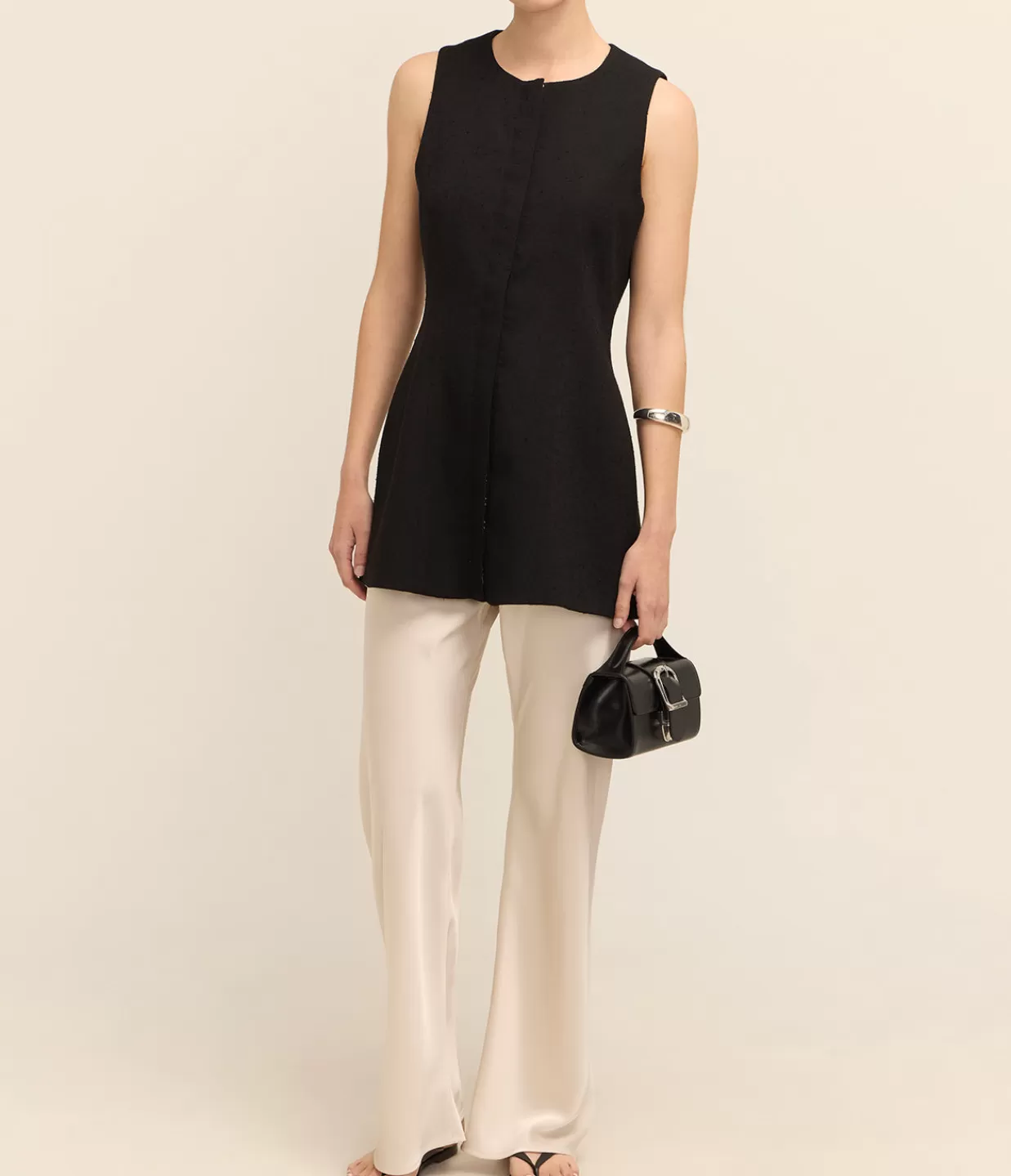 Fashion The Martine Vest In Black Tops