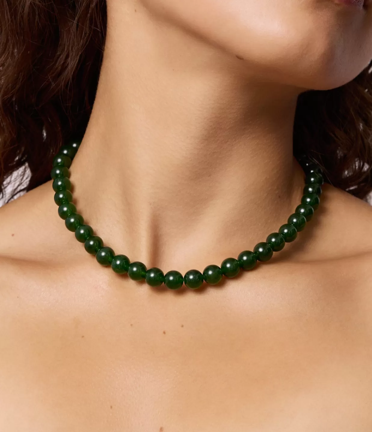 Clearance The Mary Necklace In Green Agate Jewellery | Necklaces