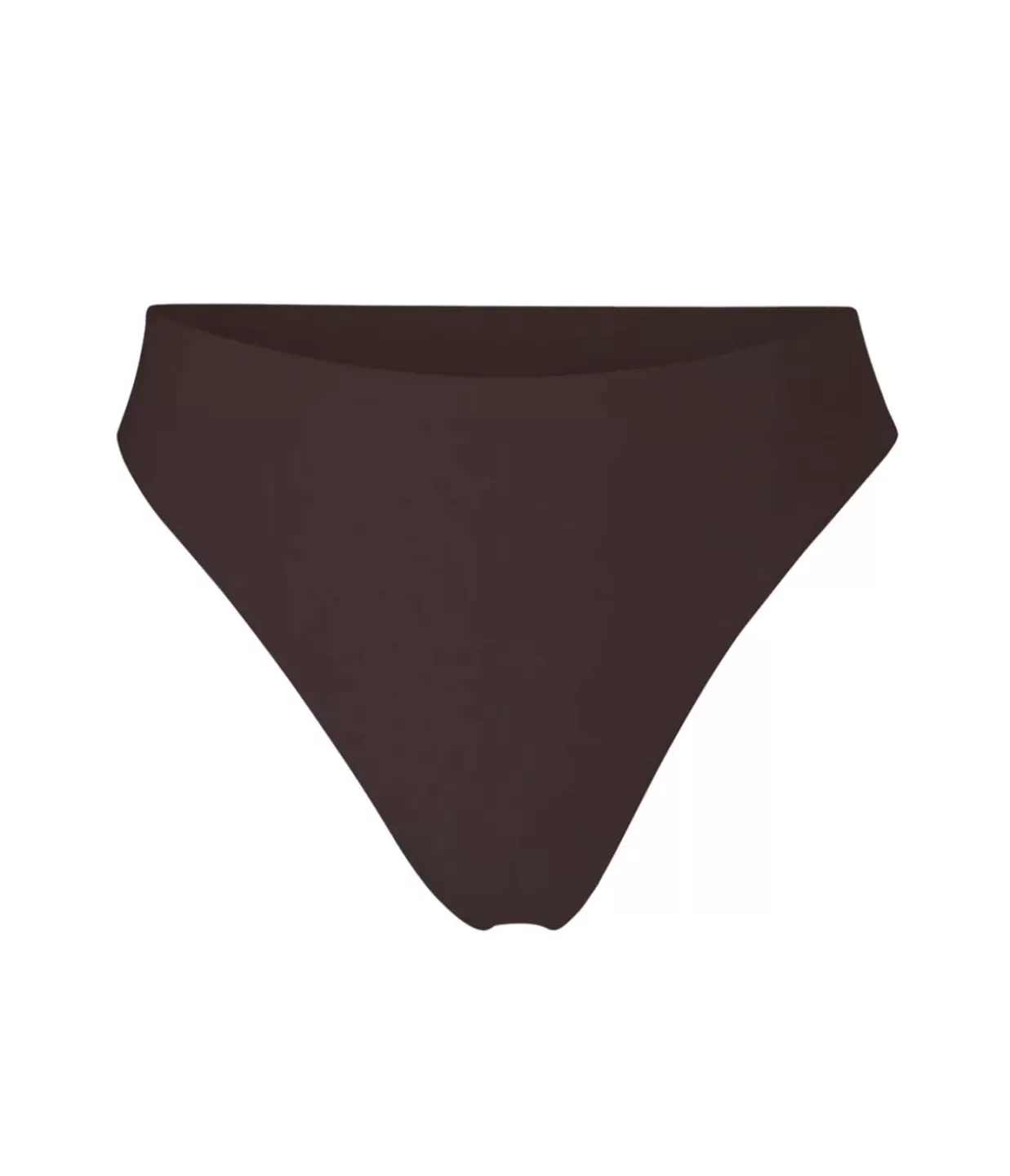 Store The Midi High Cut Bikini Bottom In Espresso Swim & Resortwear