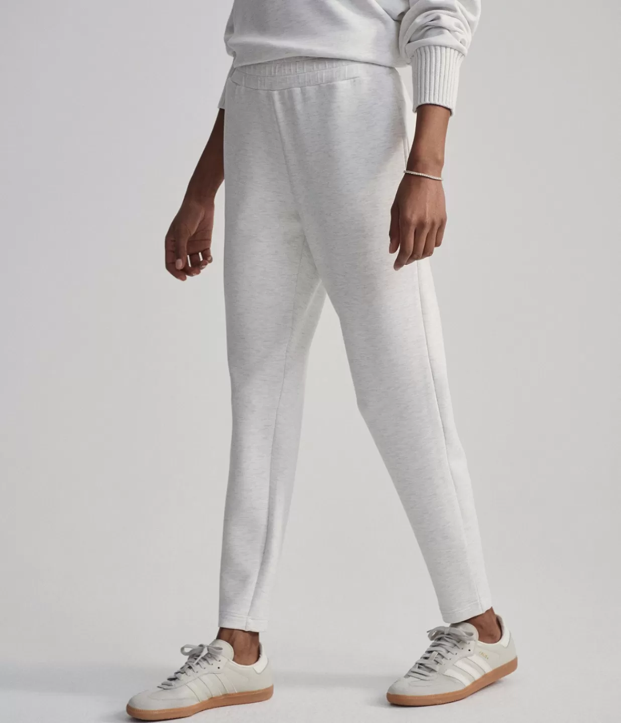 Hot The Slim 25 Pant In Ivory Marle Loungewear