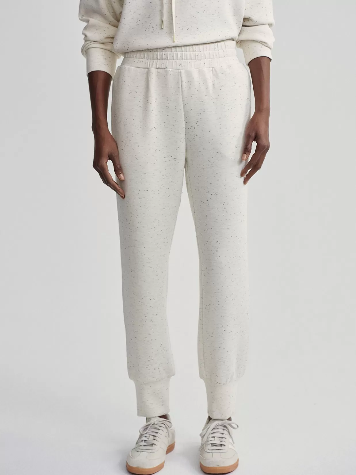 Flash Sale The Slim Cuff Pant 27.5 In Ivory Marl Fleck Loungewear