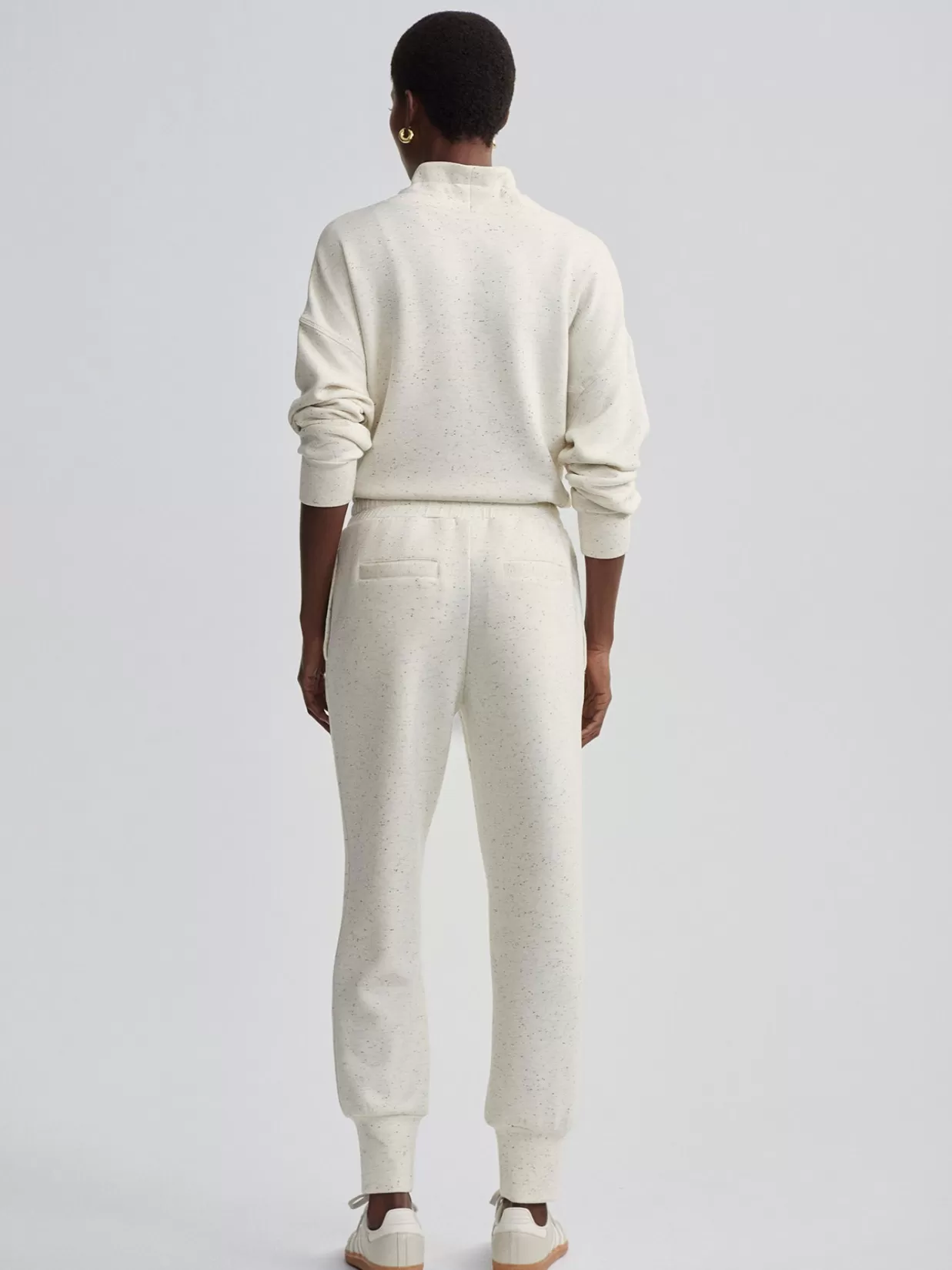 Flash Sale The Slim Cuff Pant 27.5 In Ivory Marl Fleck Loungewear