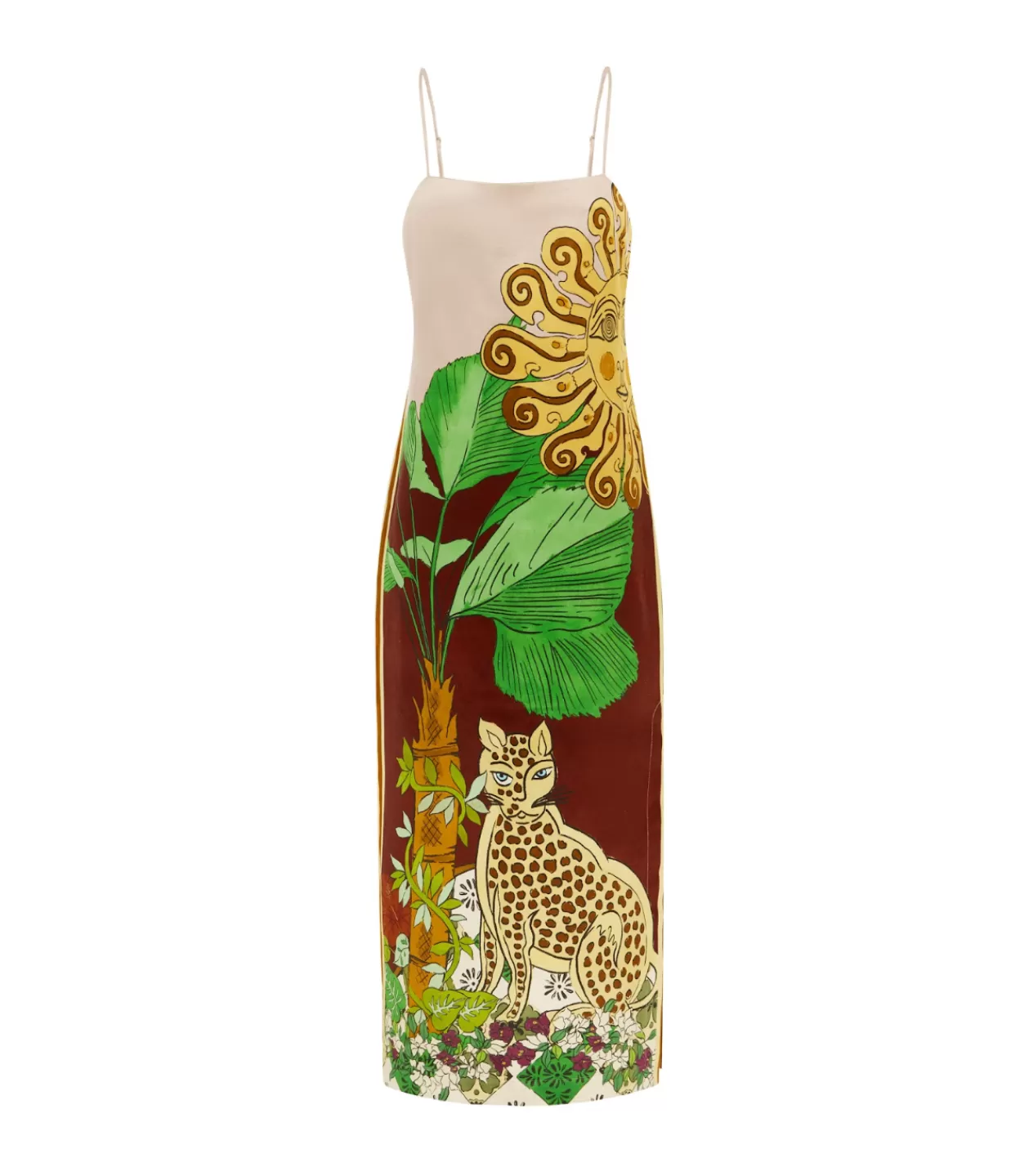 Store Tiger Slip Dress In Multi Dresses