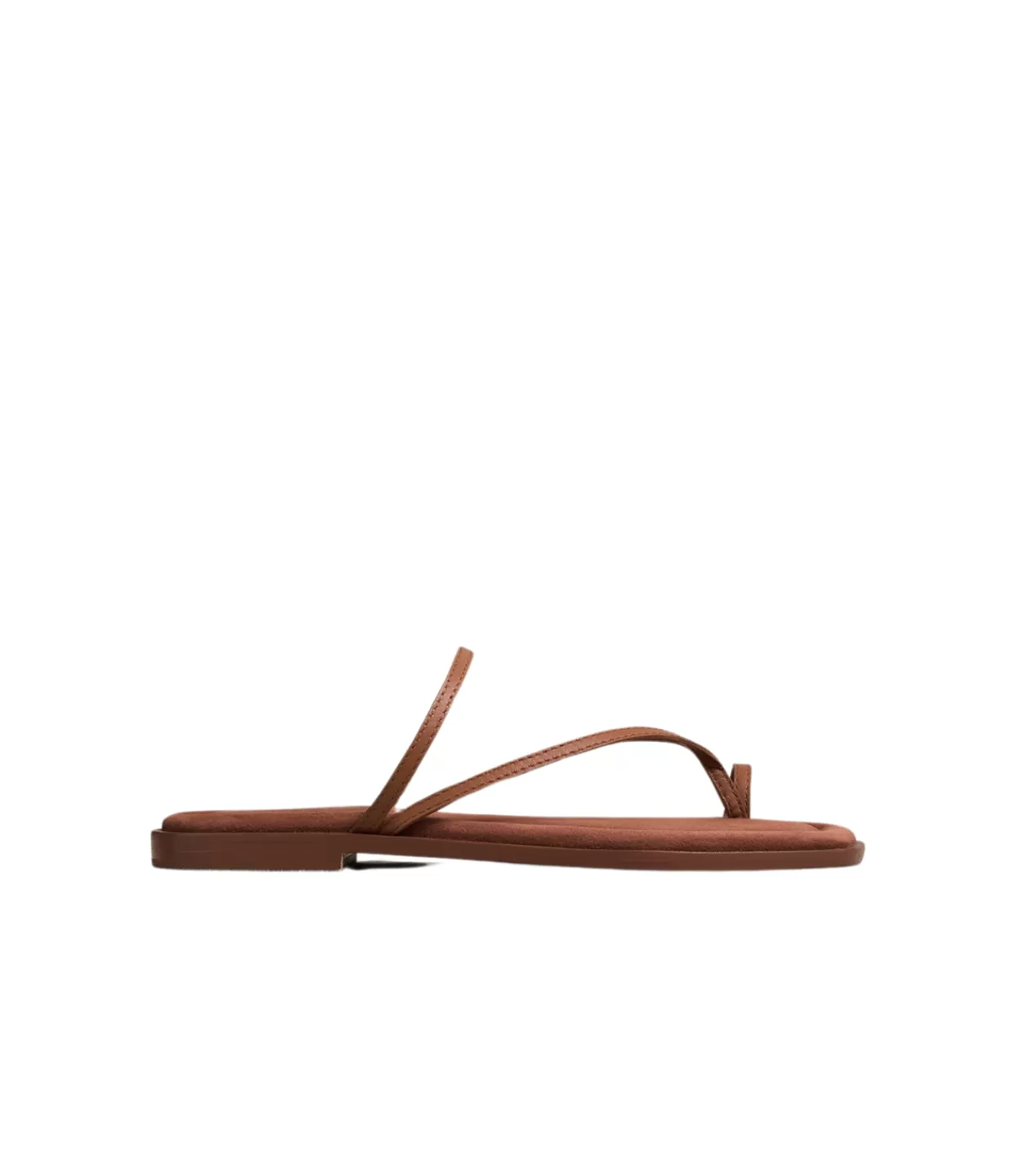 Cheap Turner Suede Sandal In Sienna Flat Sandals