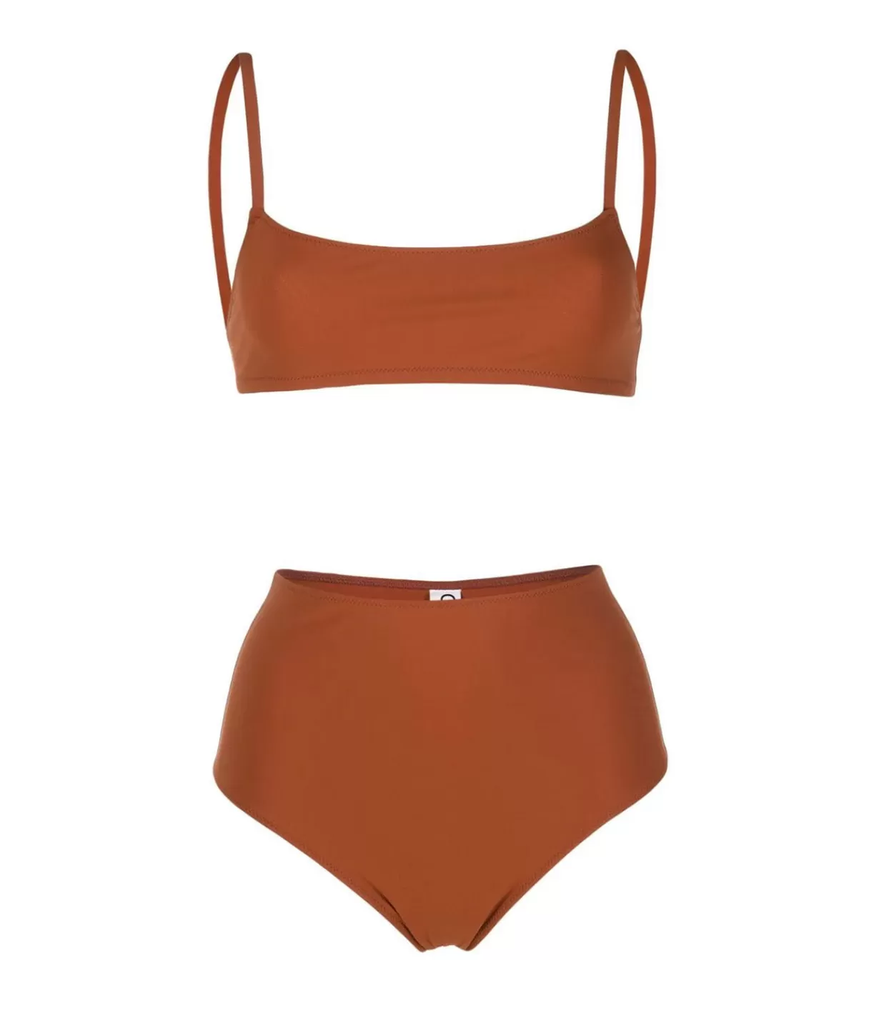 Sale Undici High Waisted Bikini In Terracotta Swim & Resortwear