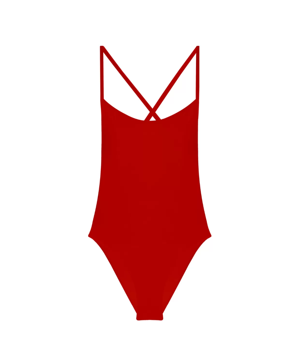 Sale Uno Cross Back One Piece In Red Swim & Resortwear