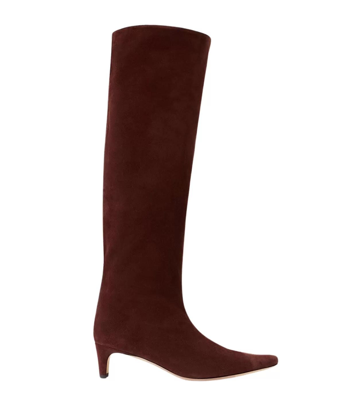 Discount Wally Suede Knee Boot In Mahogony Boots