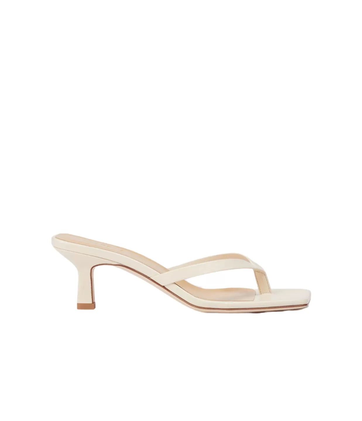 Outlet Wilma Nappa Heel In Cream Heels & Pumps