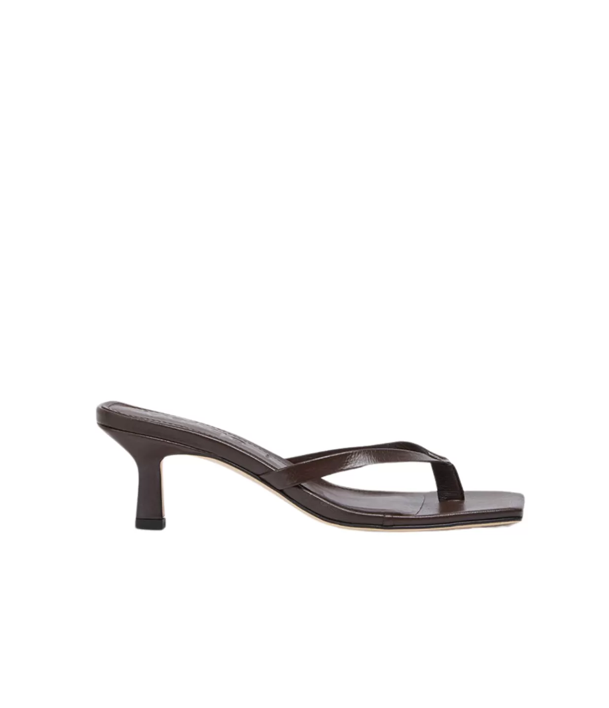 Outlet Wilma Nappa Heel In Moka Heels & Pumps