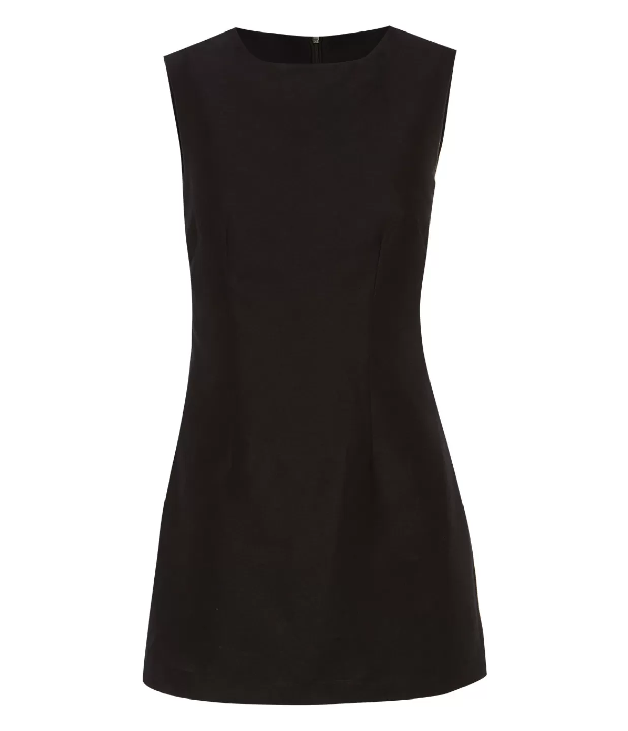 Outlet Wool Silk Mini Dress In Black Dresses