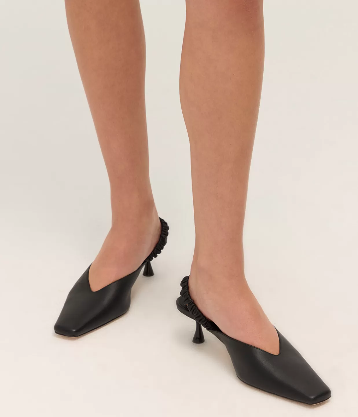 Sale Zadie Pointed Mule In Black Heels & Pumps