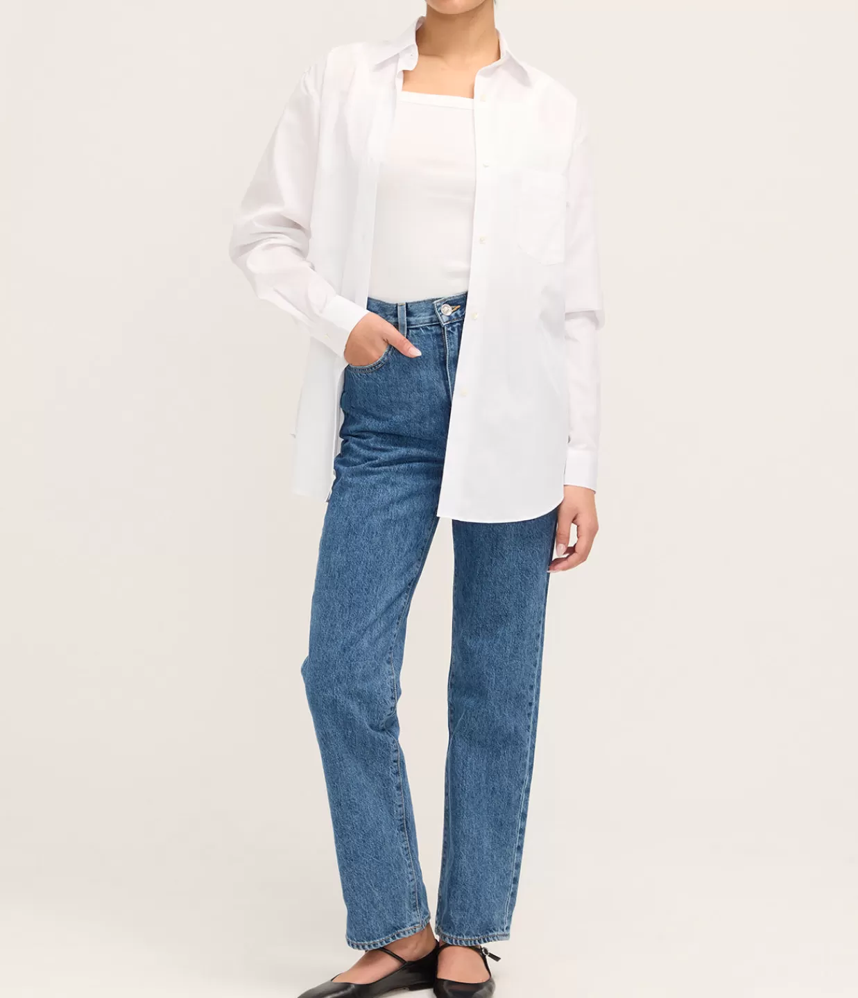 Online Zoe Shirt In White Tops